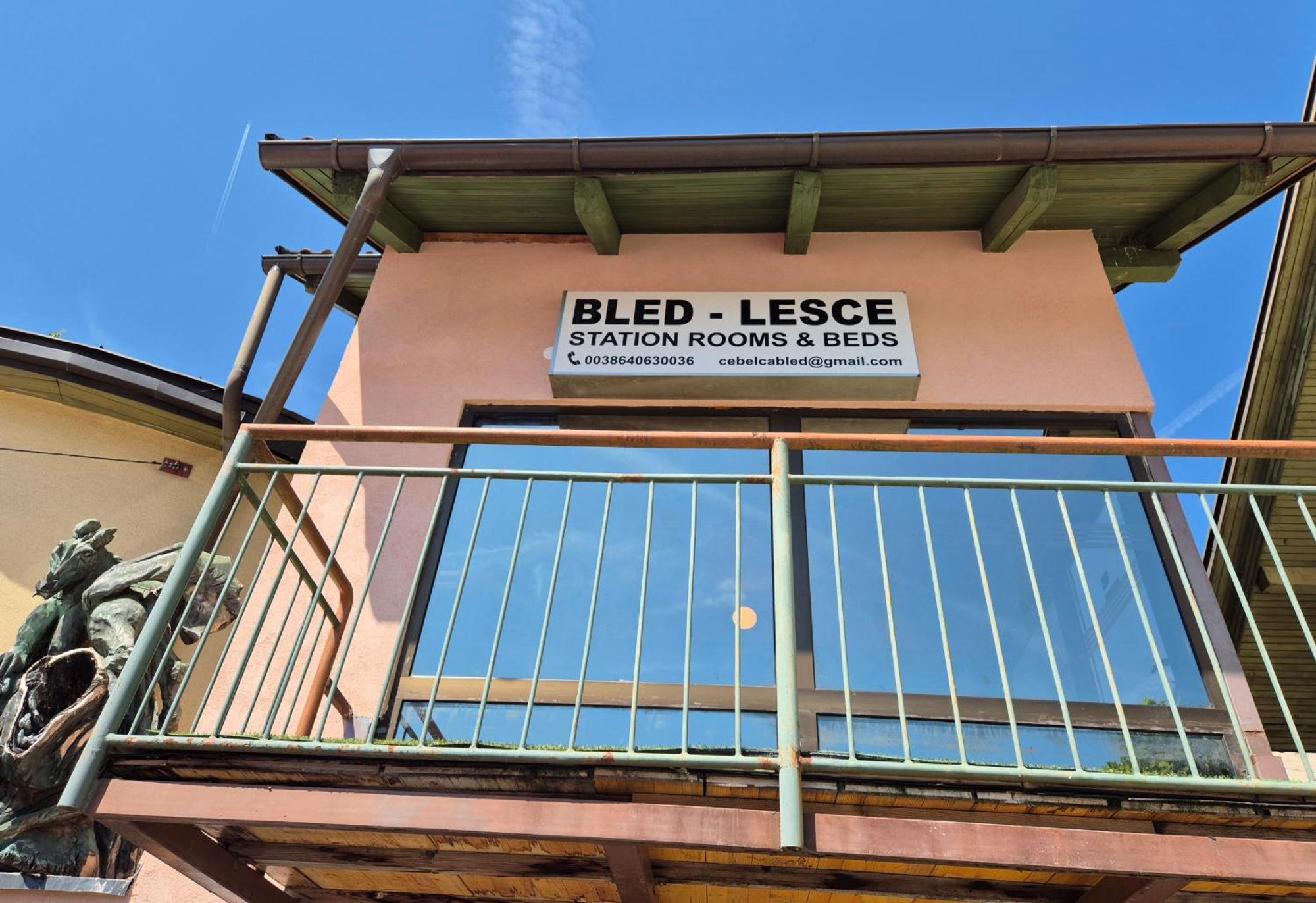 Bled Lesce Station Rooms And Beds Экстерьер фото